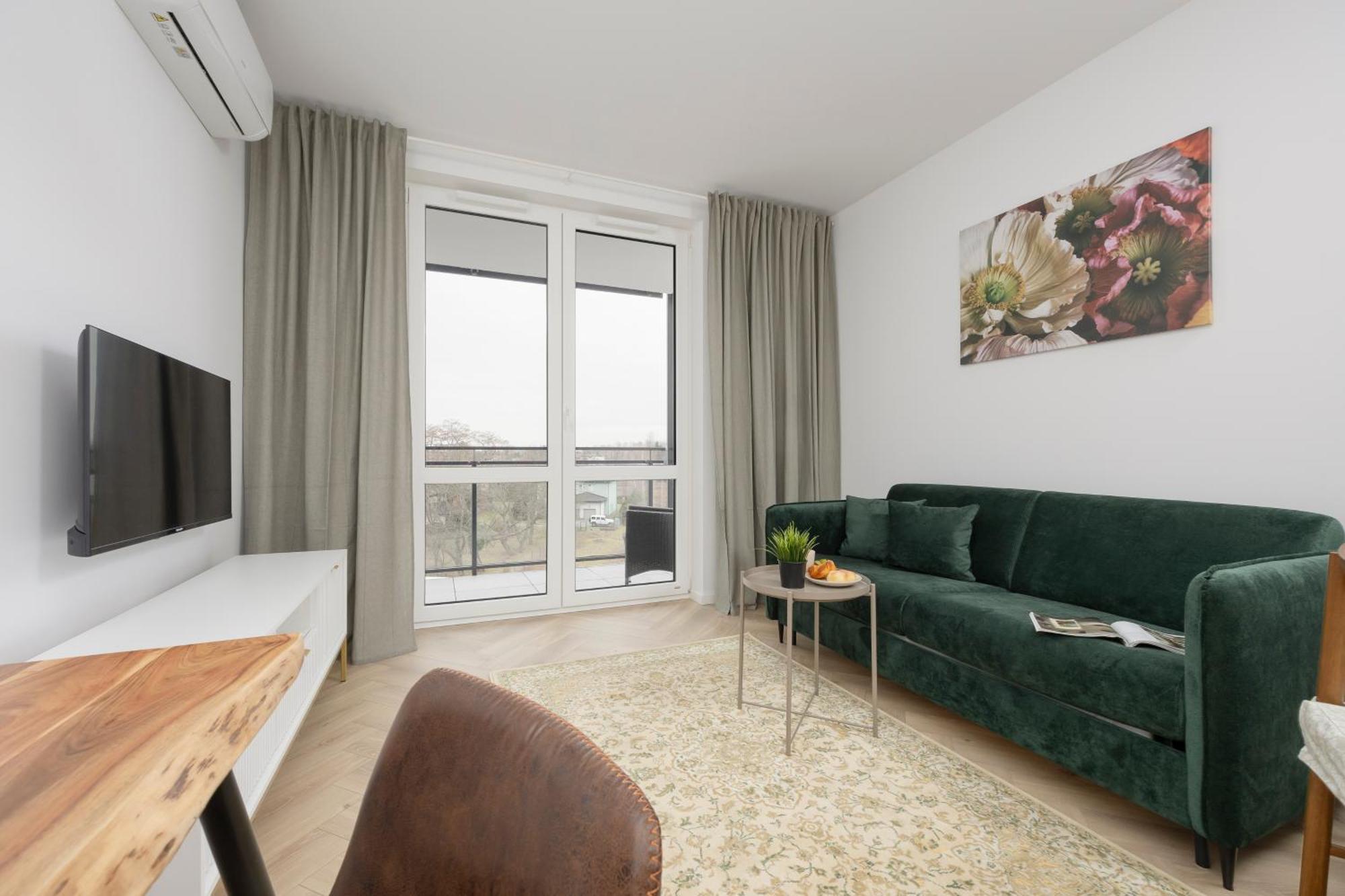 Modern Apartment With Balcony Near Aleje Jerozolimskie By Noclegi Renters Varšava Exteriér fotografie